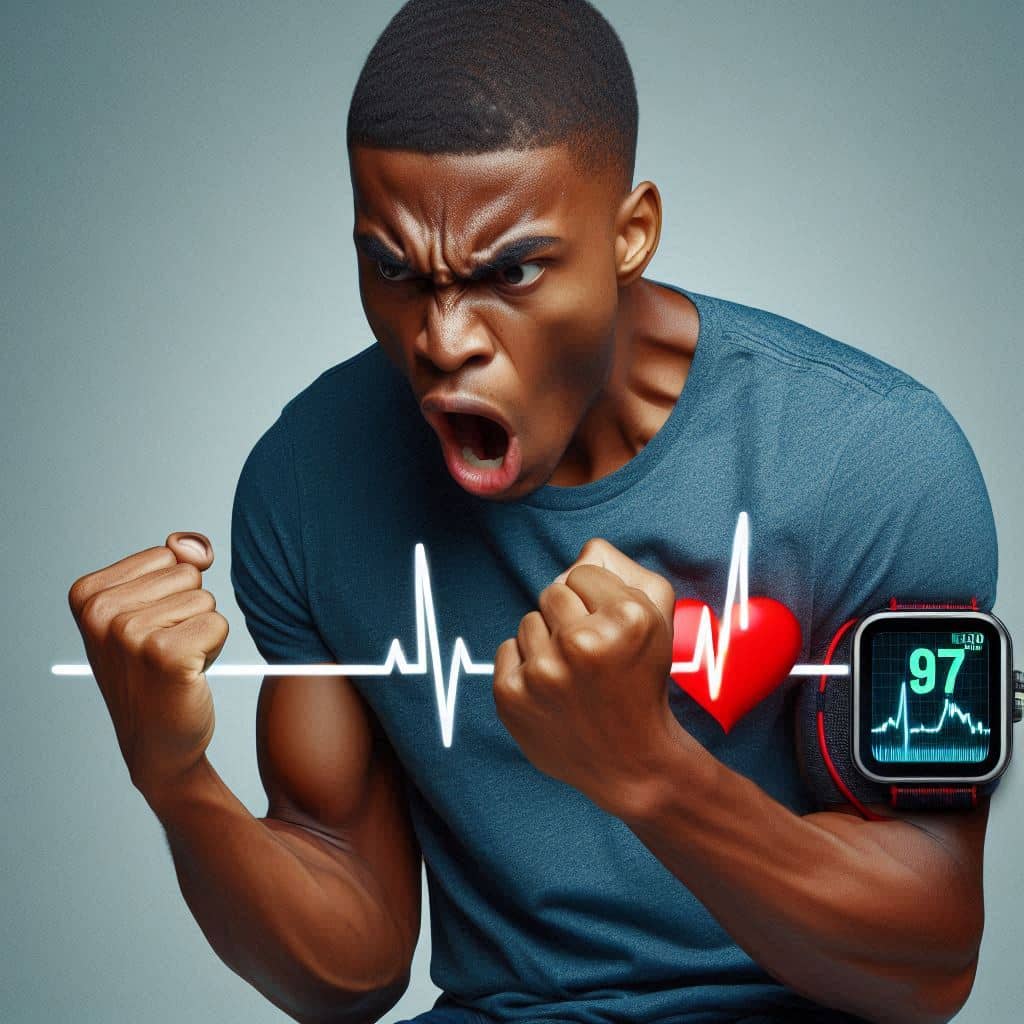 کنترل خشم- افزایش ضربان قلب